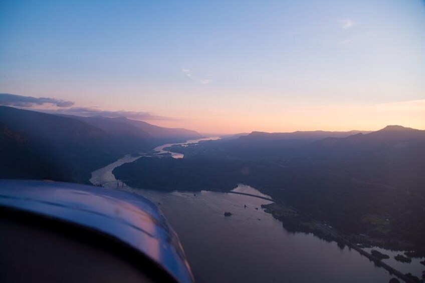 30-minute Multnomah Falls & Columbia Gorge Air Tour