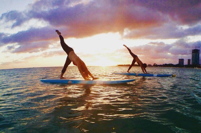 Downward Dog on the Ocean