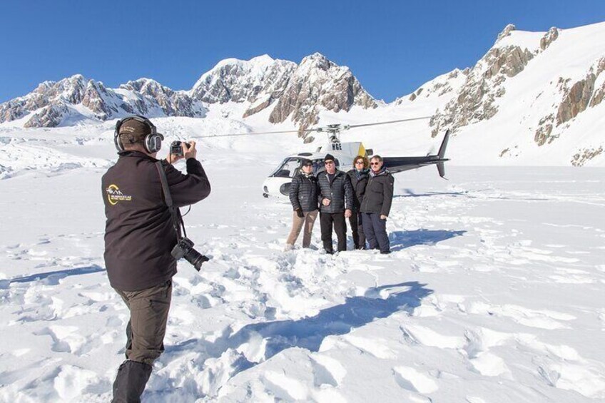 Fox or Franz Josef Glacier including snow landing (allow 20 minutes)