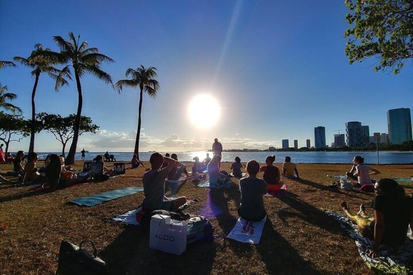 Sunset Yoga by Yoga Love Mana
