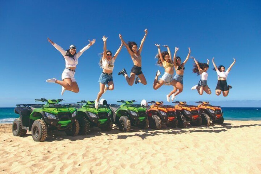 Combo Horseback Beach Ride & ATV Adventure. Tequila Tasting