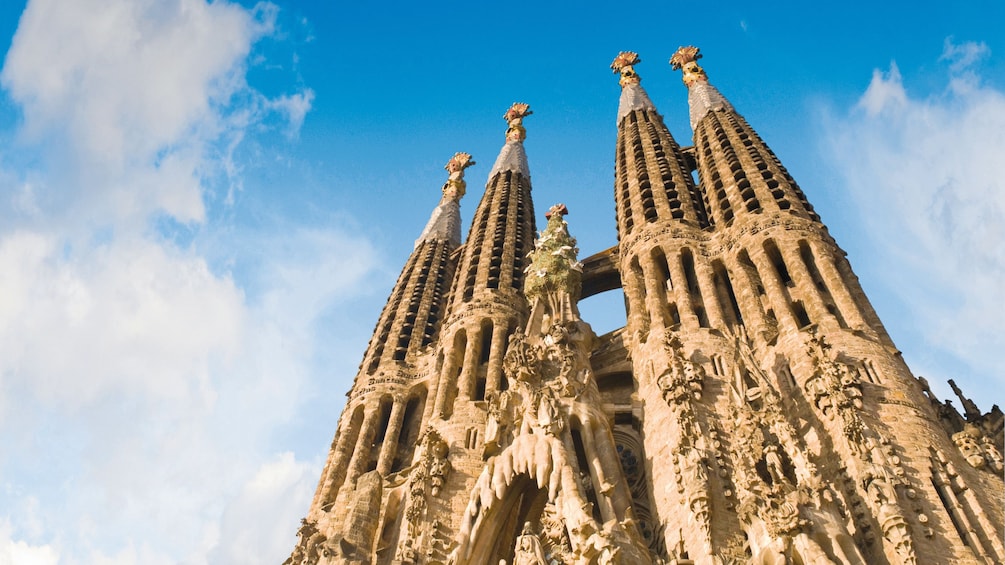 Sagrada FamiÌlia church in Barcelona