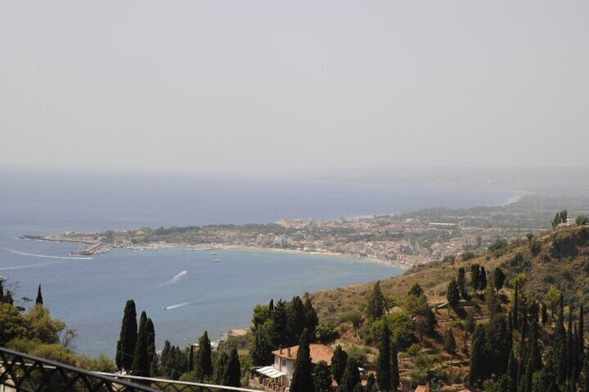 Full Day Taormina and Castelmola Tour with Messina Shore Excursion