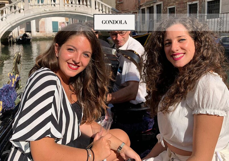 Gondola serenade on Canal Grande with romantic dinner
