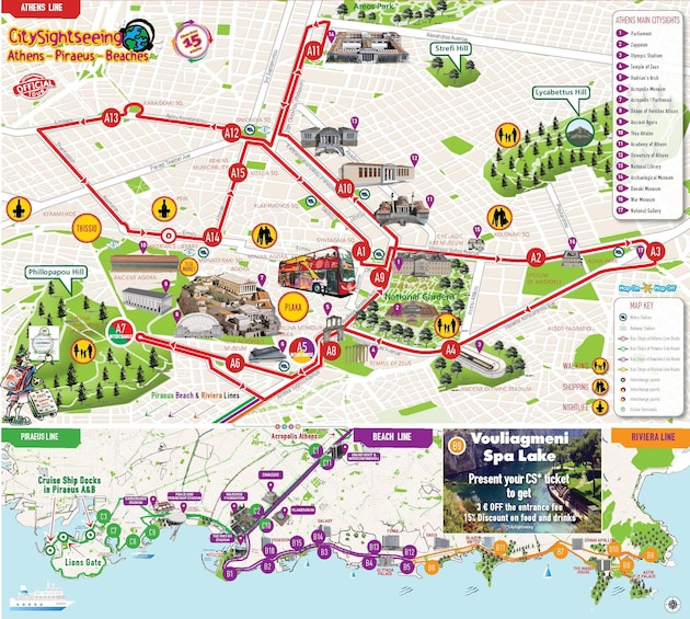 Athens Hop-On Hop-Off Bus Tour