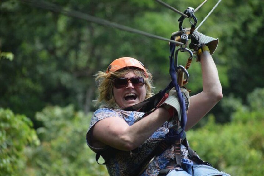 Roatan Shore Excursion: Zip 'n' Dip Canopy Tour