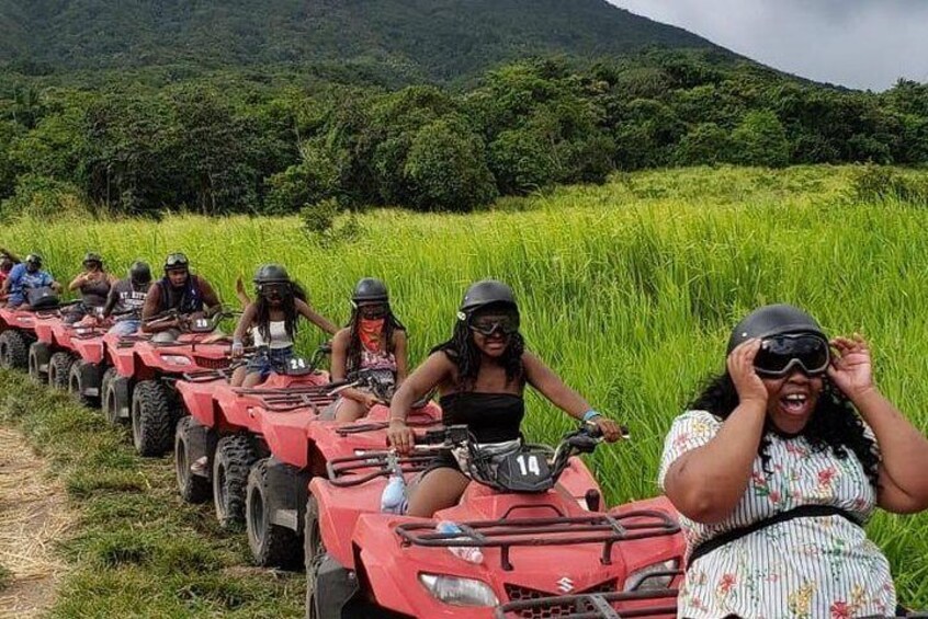 St Kitts ATV Adventure and Beach Tour