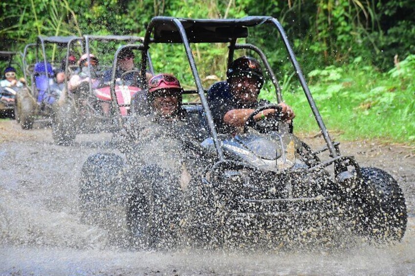 Best of Roatan~Zip Eco-Jungle Safari/ATVBuggy Thrills + Pvt Beach