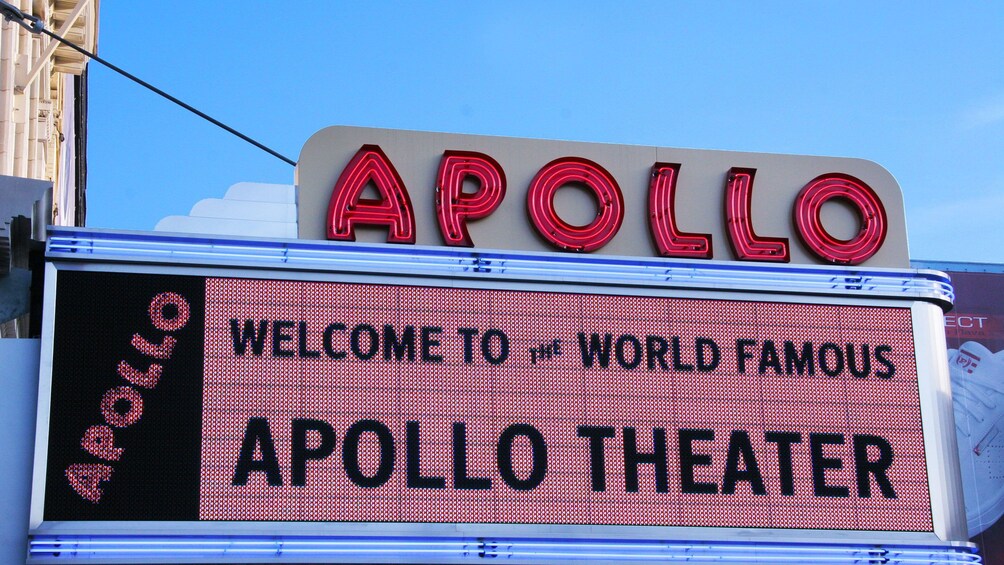Apollo Theater marguee in New York