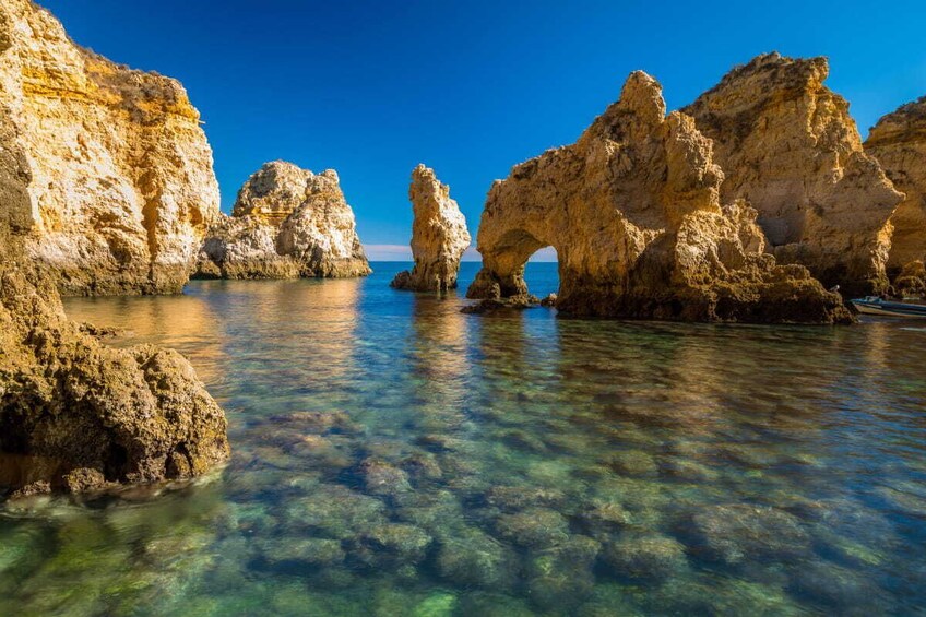 Lagos Boat Trips to Ponta da Piedades Grottoes & Sagres Bay
