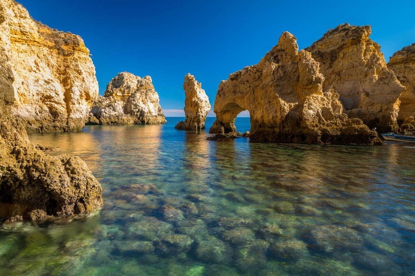 Lagos Boat Trips to Ponta da Piedades Grottoes & Sagres Bay