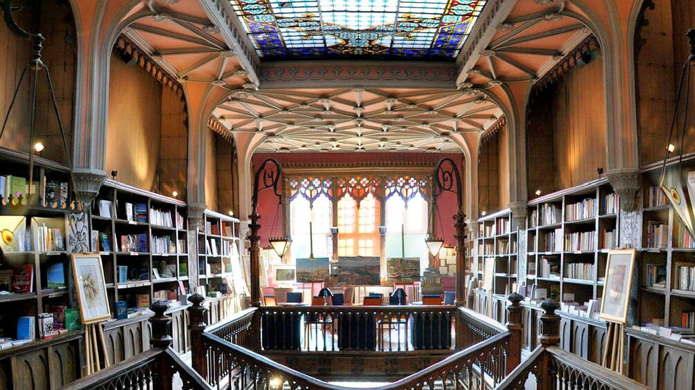 visiting the Livraria Lello & Irmão bookstore in Porto City