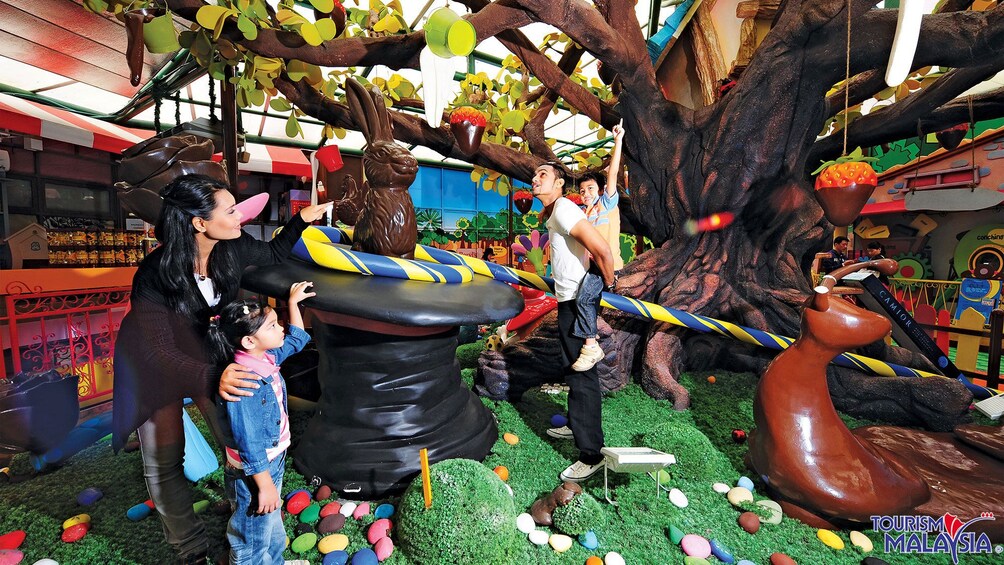 family in play forest in kuala lumpur