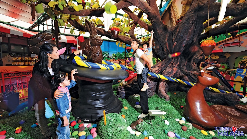 family in play forest in kuala lumpur