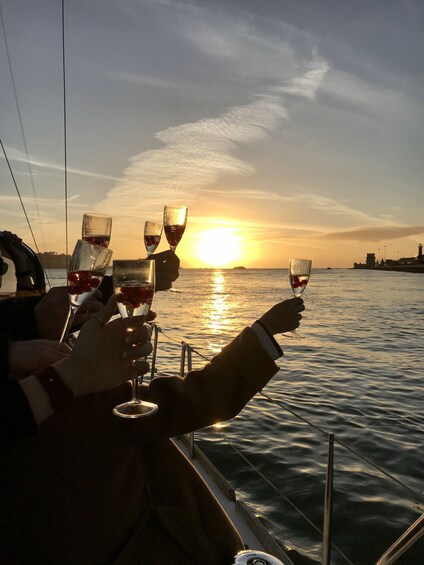 Best Sailing Sunset in Lisbon