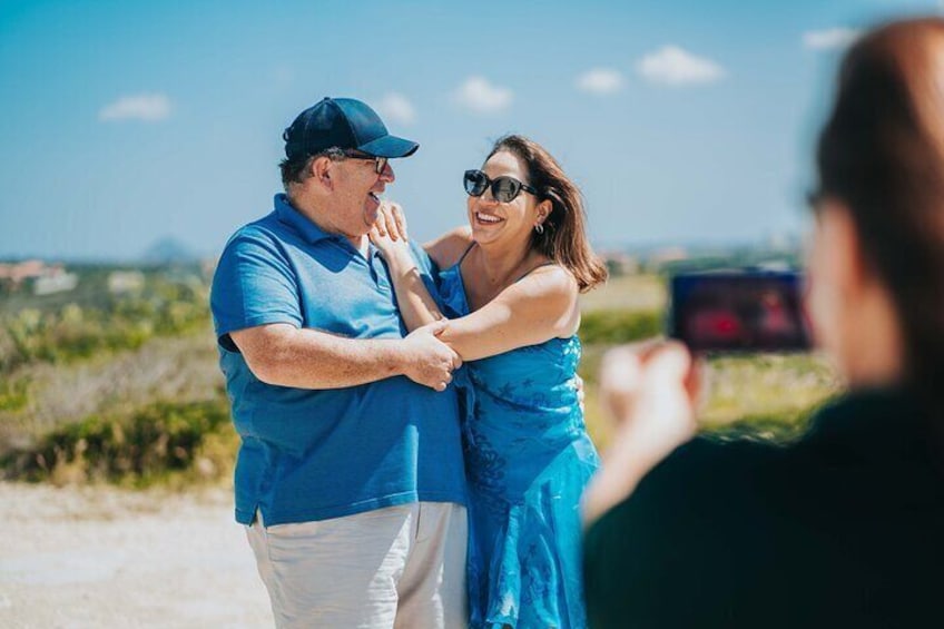 Happy Couple at the Casibari rock garden
