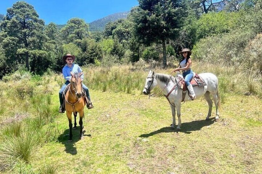 Horseback in the mountains & Food in our ranch