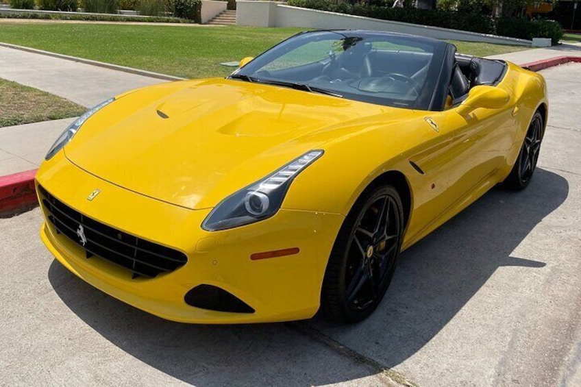 20 Mins PRIVATE Ferrari Drive from Hollywood Blvd to Sunset Blvd