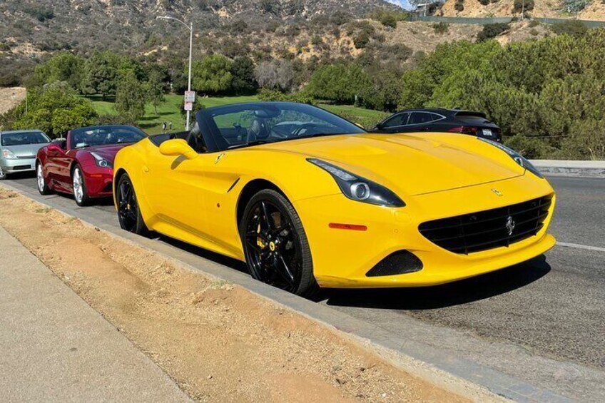 20 Mins PRIVATE Ferrari Drive from Hollywood Blvd to Sunset Blvd