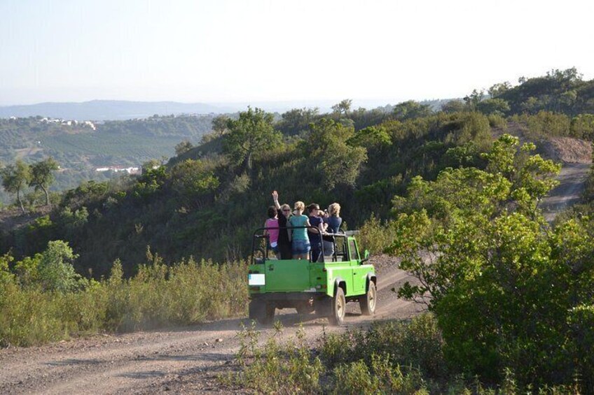 Benagil Secrets: Jeep and Boat Tour with Wine Tasting