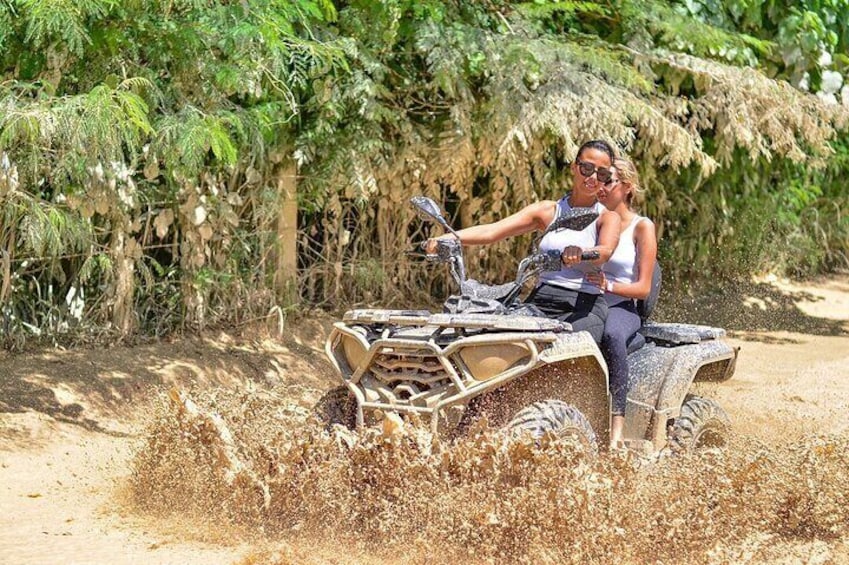 Full-Day Adventure with ATV, Party Boat, Snorkeling & Tasting