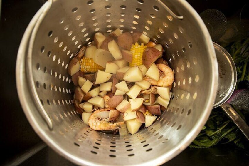 Private Cooking Class and Lowcountry Boil with Local Chef Clay