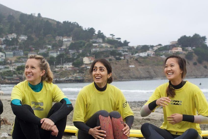 Beginner Surfing in San Francisco at Pacifica Beach