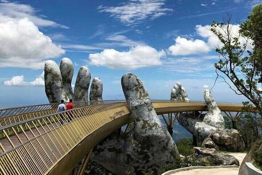PRIVATE Golden Bridge & Ba Na Hills full day from Danang City
