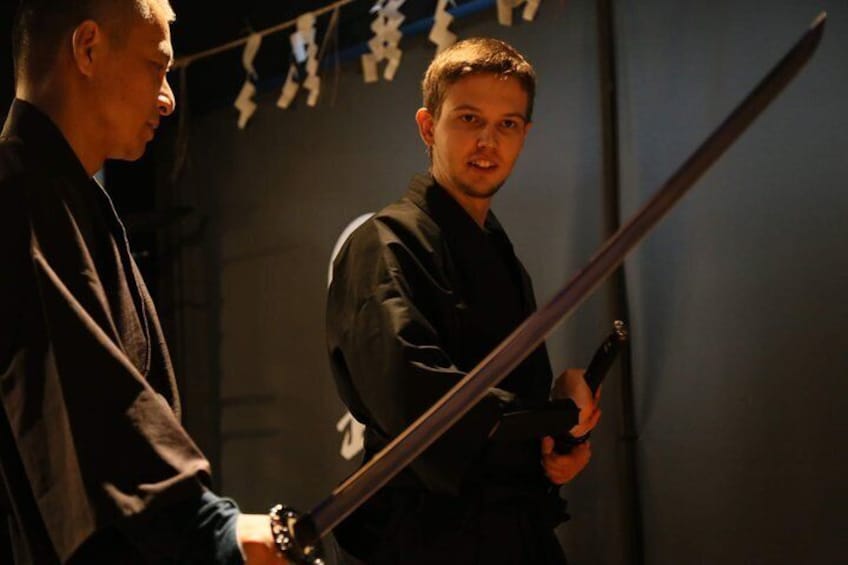 Ninja Samurai 90-mins hands-on lesson in English in Tokyo