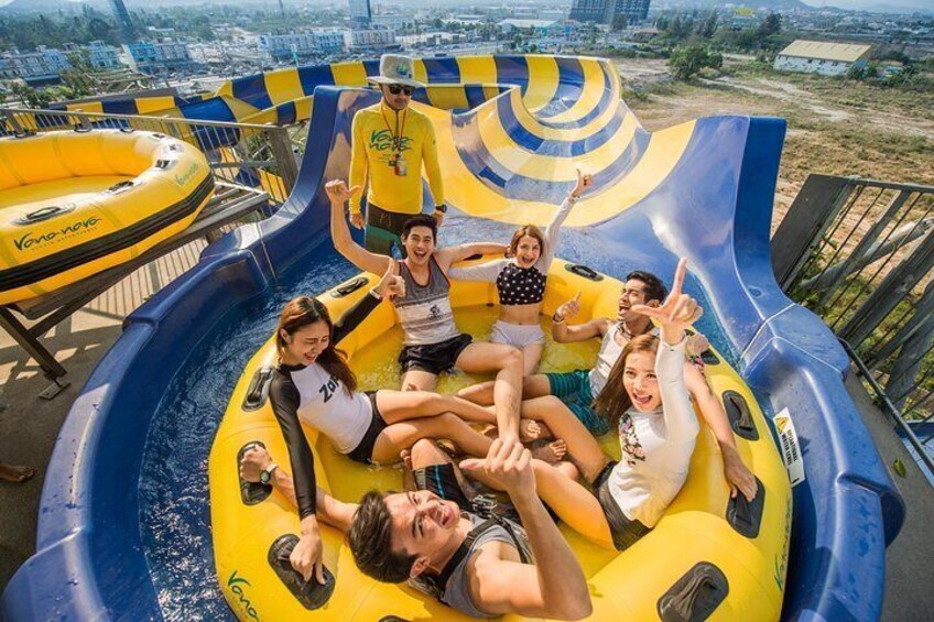 Vana Nava Waterpark Hua Hin Day Ticket include Towel and Locker