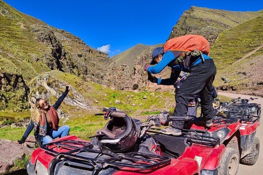 Rainbow Mountain In Quad Bike