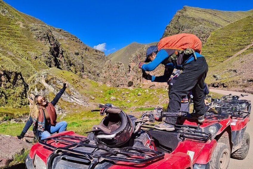 Rainbow Mountain In Quad Bike