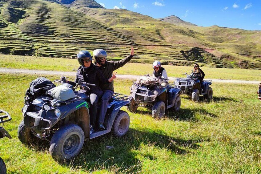 Rainbow Mountain In Quad Bike