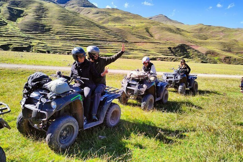 Rainbow Mountain In Quad Bike