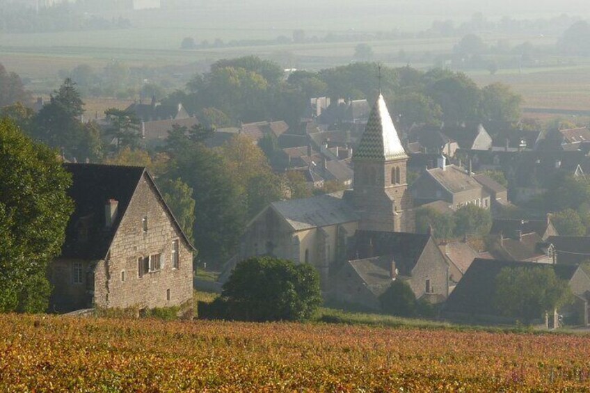 Historic wine village in Côte de Nuits