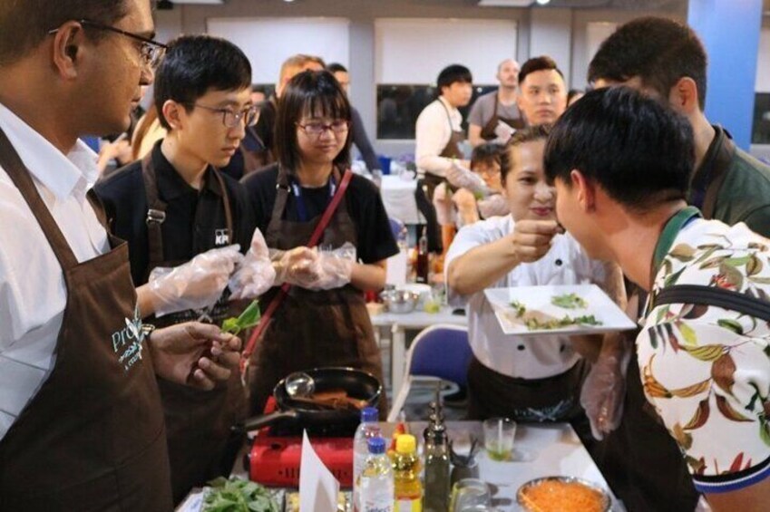 Immersive Cooking Class & Wet Market Tour - Chef Led w/ Private Cook Stations
