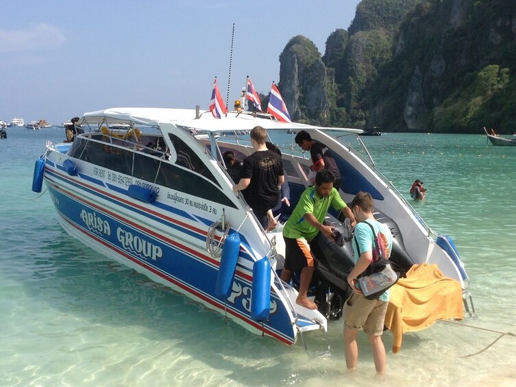 Koh Phi Phi to Krabi by Arisa Speed Boat Group