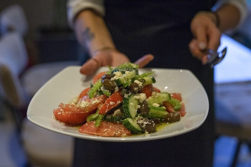 Small-Group Greek Cooking Class & Dinner