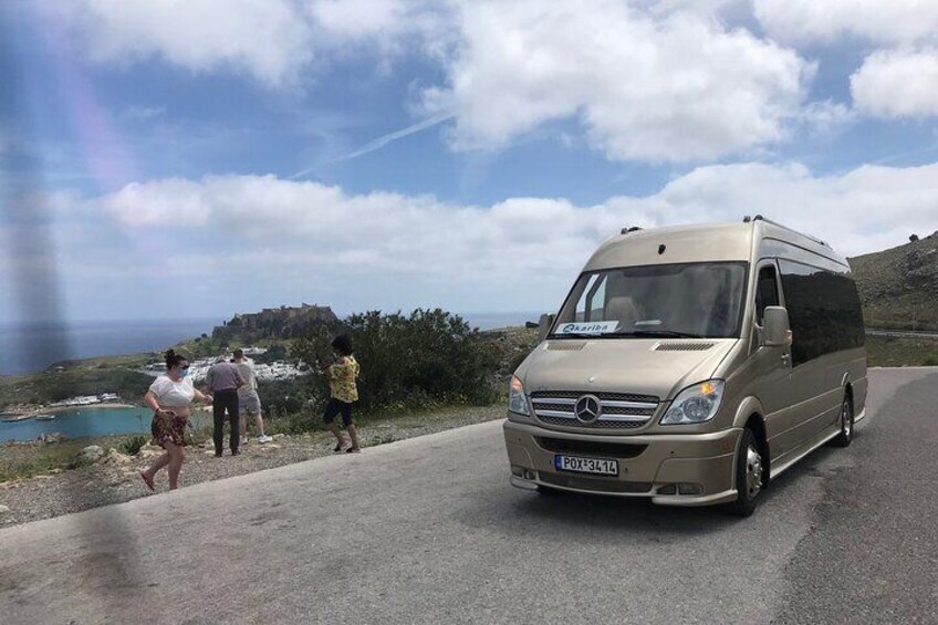 Panoramic photo stop before the departure