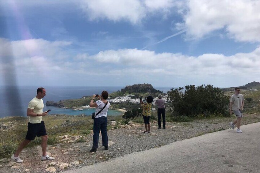 Panoramic photo stop before the departure