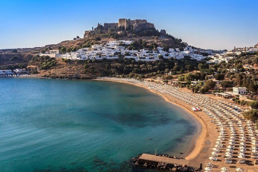 Panoramic view of Lindos