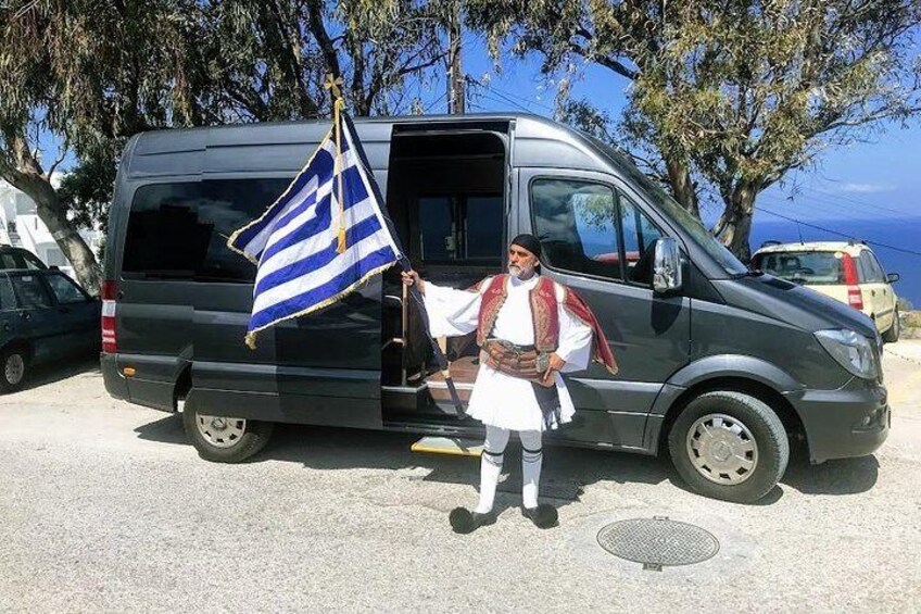 Minibus group tour