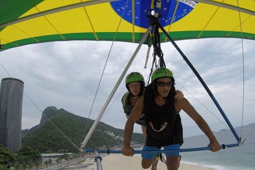 Ready for landing in front of Hotel Nacional Rio.