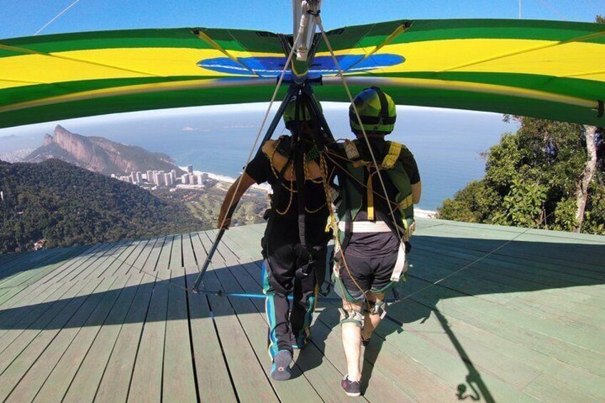 Hang gliding runway, Pedra Bonita - RJ