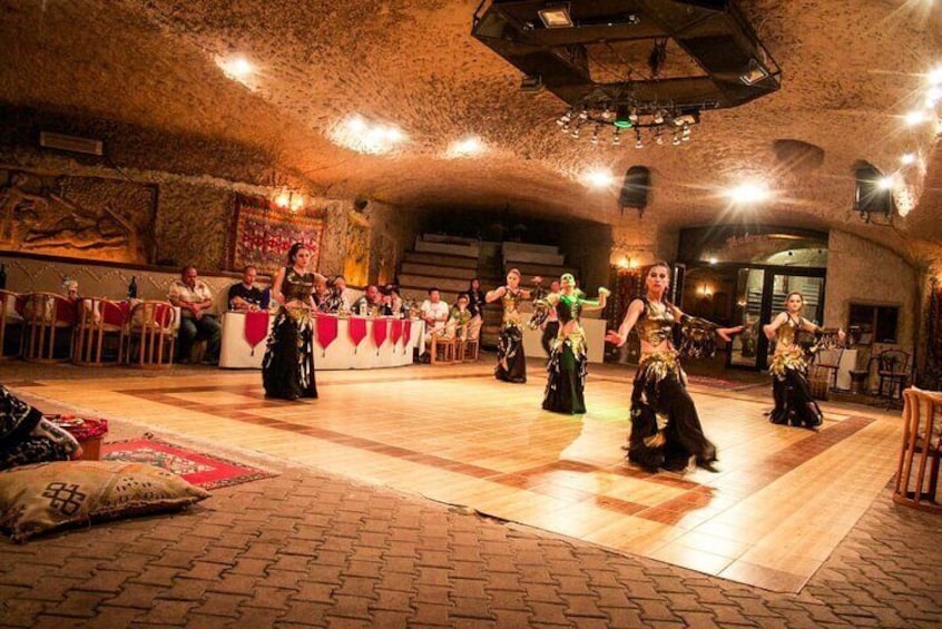 Turkish night show with dinner and unlimited free alcohol