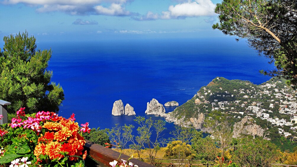 Landscape of Capri Island in Italy