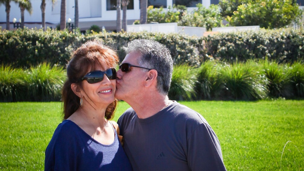 Couple posing on San Diego tour in California