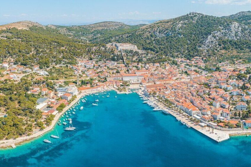 Hvar town boat tour