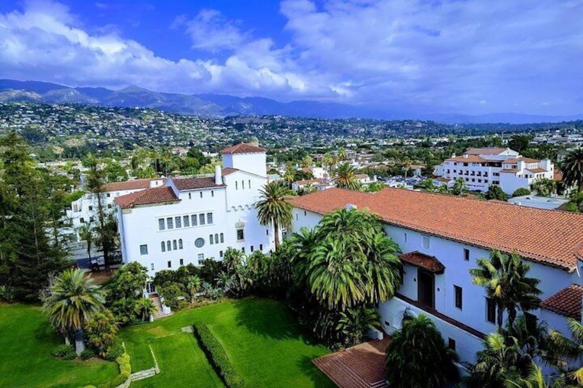 Birds eye view of Santa Barbara