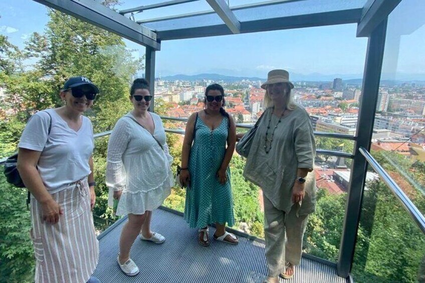 Ljubljana with Funicular, Castle and Lake Bled from Zagreb